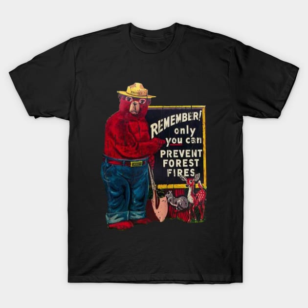 SMOKEY THE BEAR T-Shirt by Cult Classics